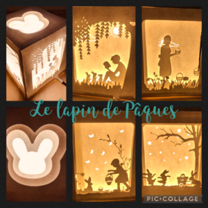 Veilleuse "le lapin de Pâques"